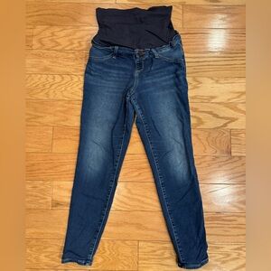 a:glow Dark Blue Skinny Jeans